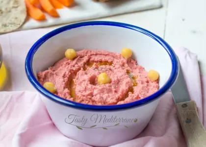 Houmous de betterave au cumin